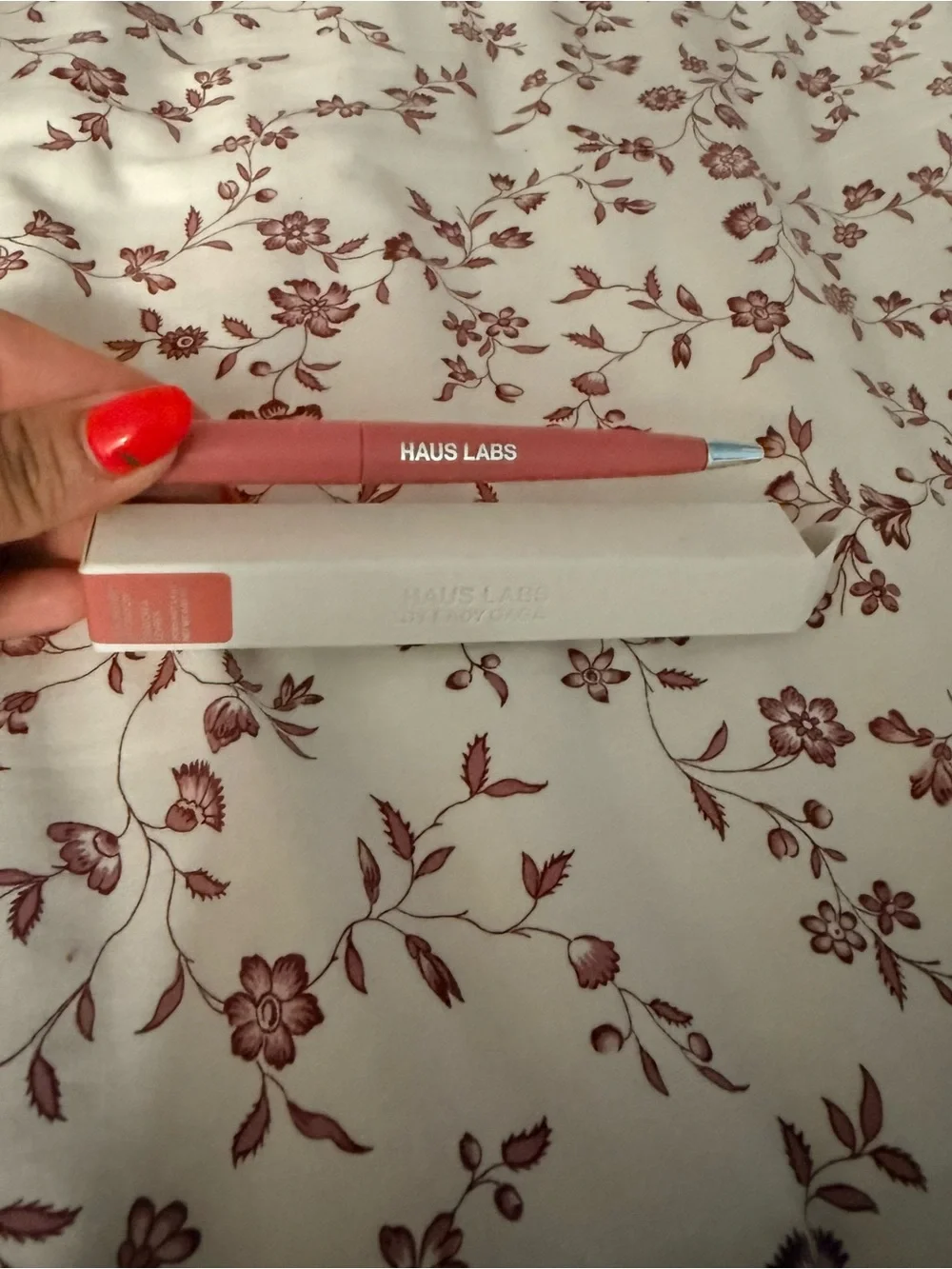 Haus Labs Light Peony Matte Lip Crayon - Nude Pink